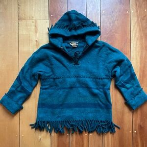 Vintage Lapp Lander Wool Pullover with Hood RARE